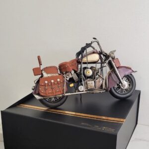 Retro Motorbike Orange in a gift box - Image 3