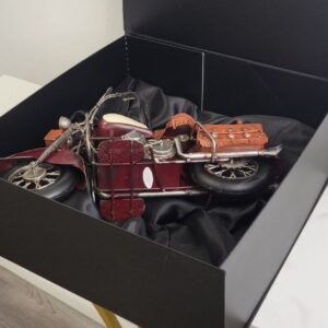 Retro Motorbike Orange in a gift box - Image 4