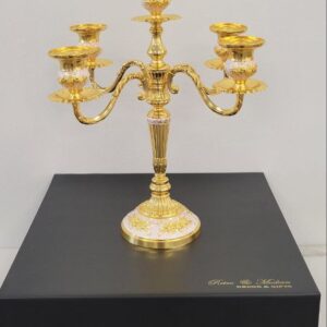 Chandelier Five Candles Gold - Image 2