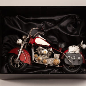 Retro Motorbike Red in a gift box - Image 2